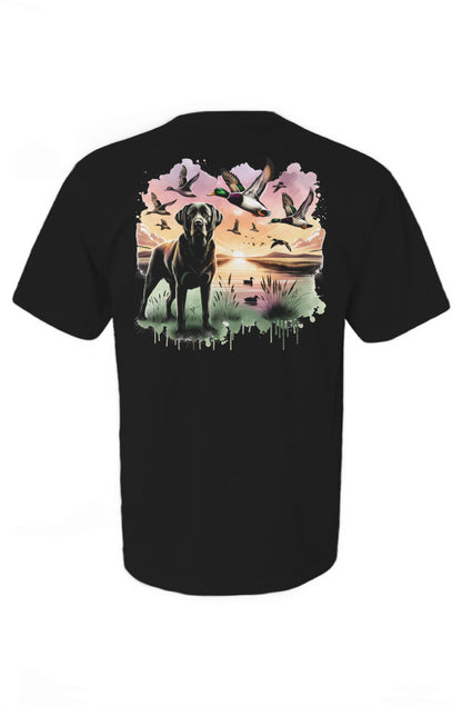 Ducks At Sunset Heavyweight T Shirt