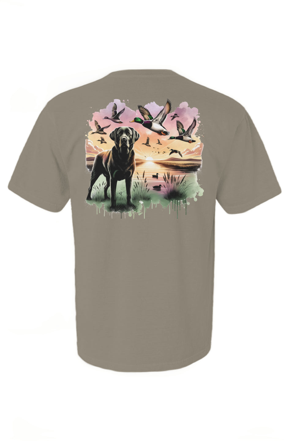 Ducks At Sunset Heavyweight T Shirt