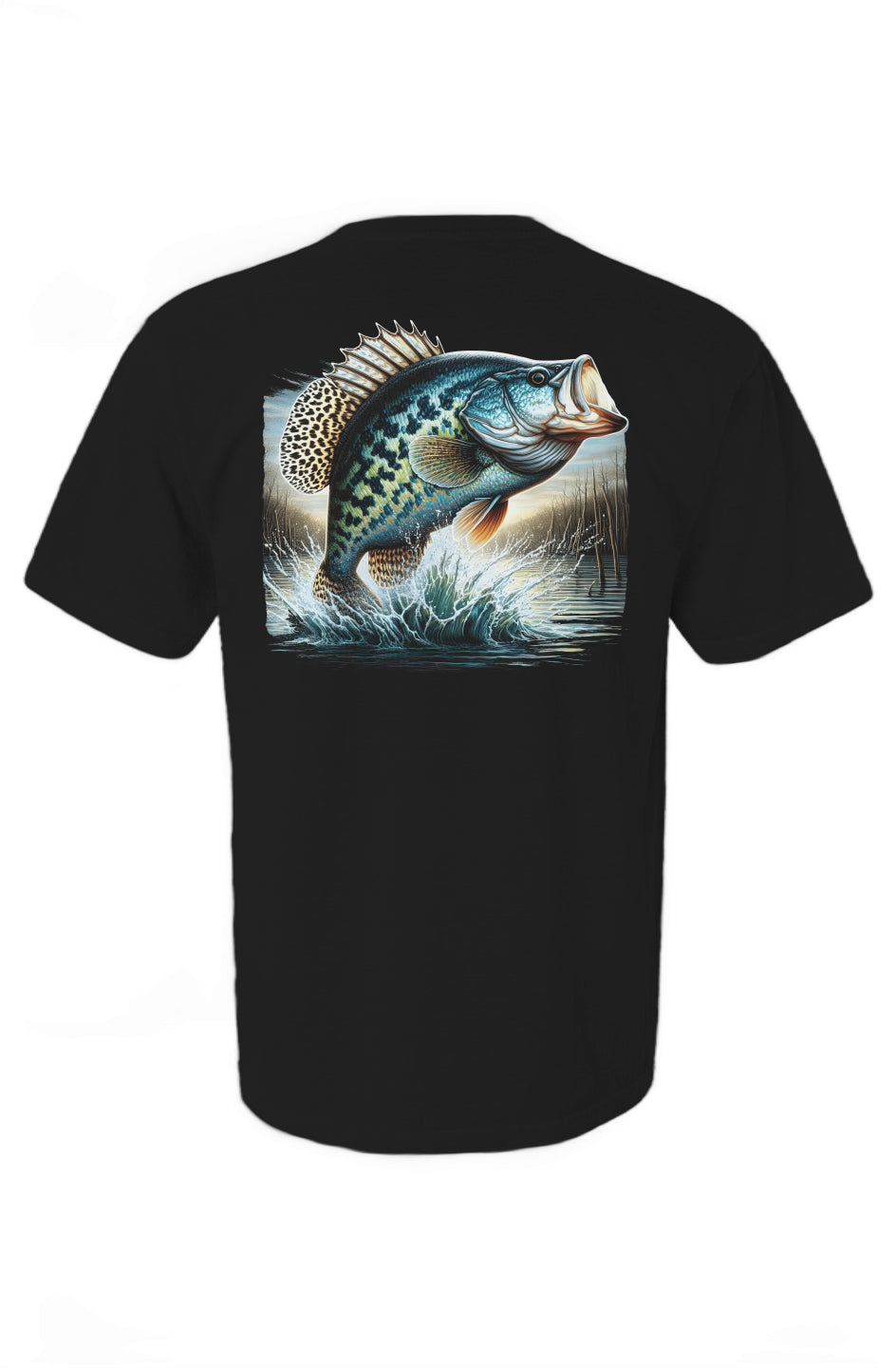 Jumping Crappie Heavyweight T Shirt