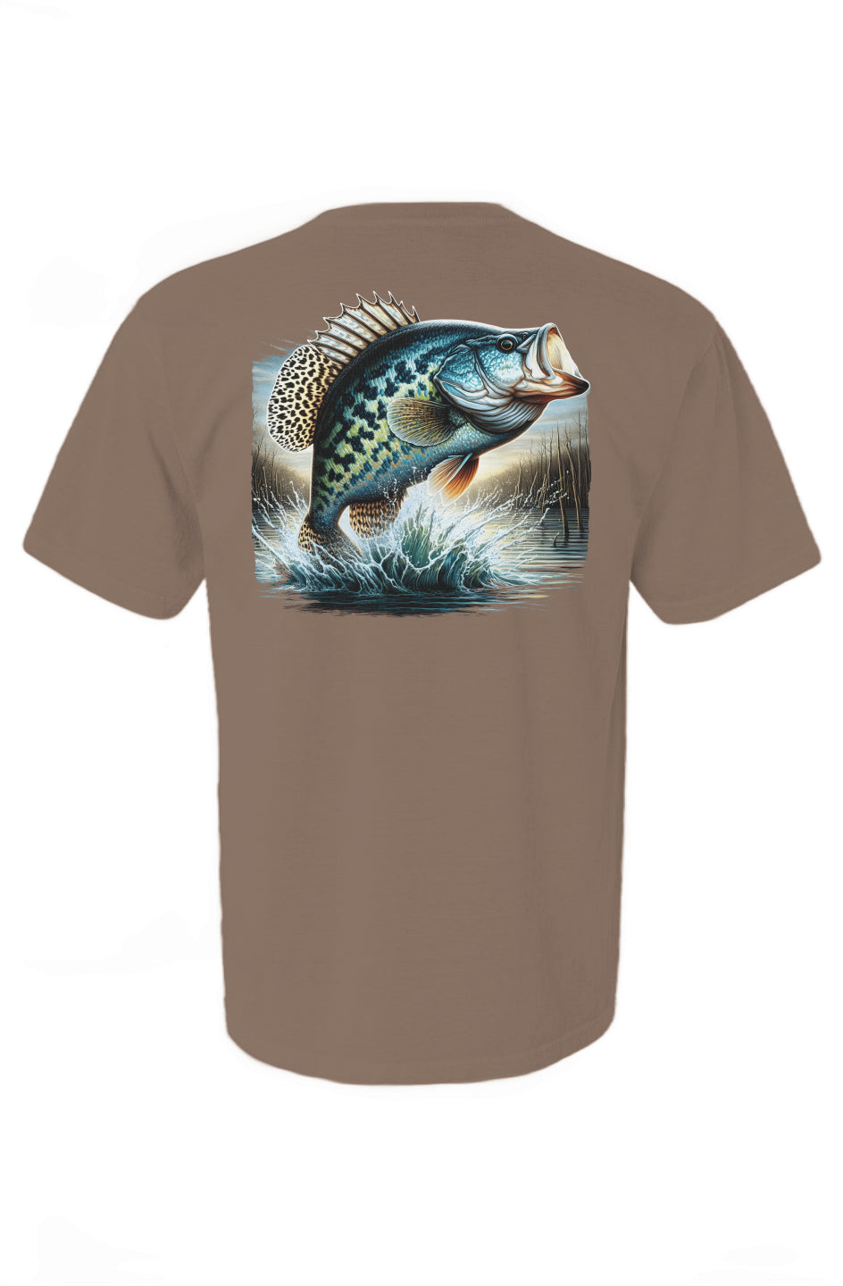 Jumping Crappie Heavyweight T Shirt