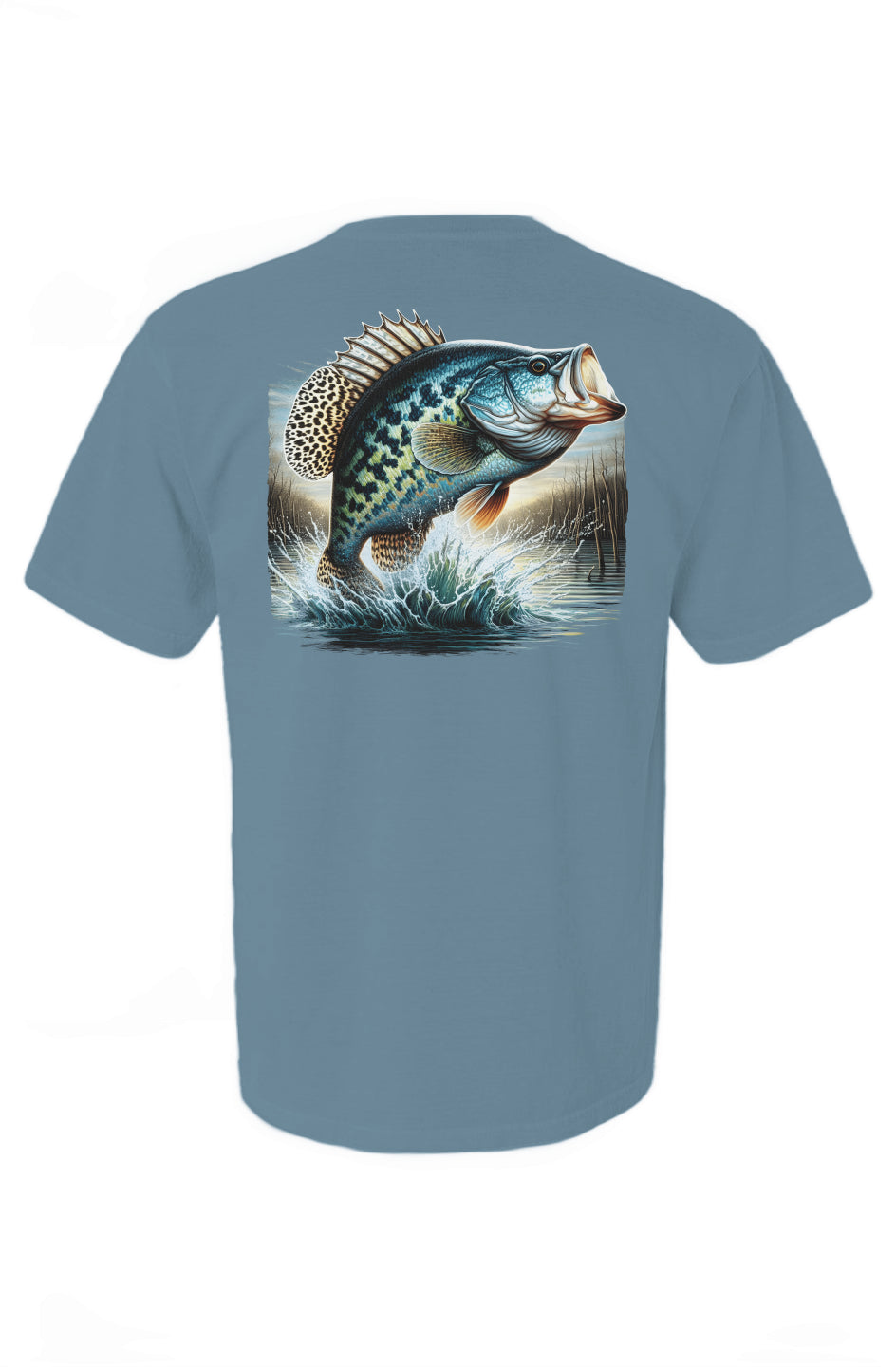 Jumping Crappie Heavyweight T Shirt