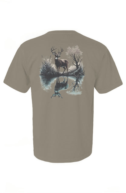 Deer Reflection Heavyweight T Shirt